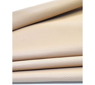 DOUBLURE VEAU PERFORE 07/09 BEIGE