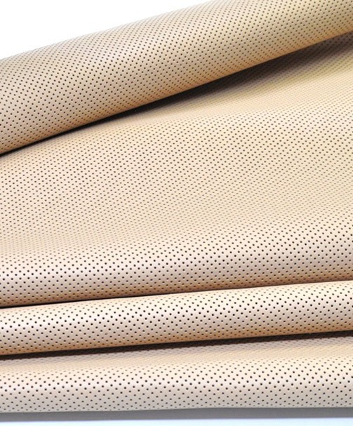 DOUBLURE VEAU PERFORE 07/09 BEIGE